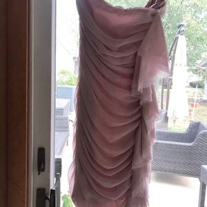 Pink Strapless Cocktail dress